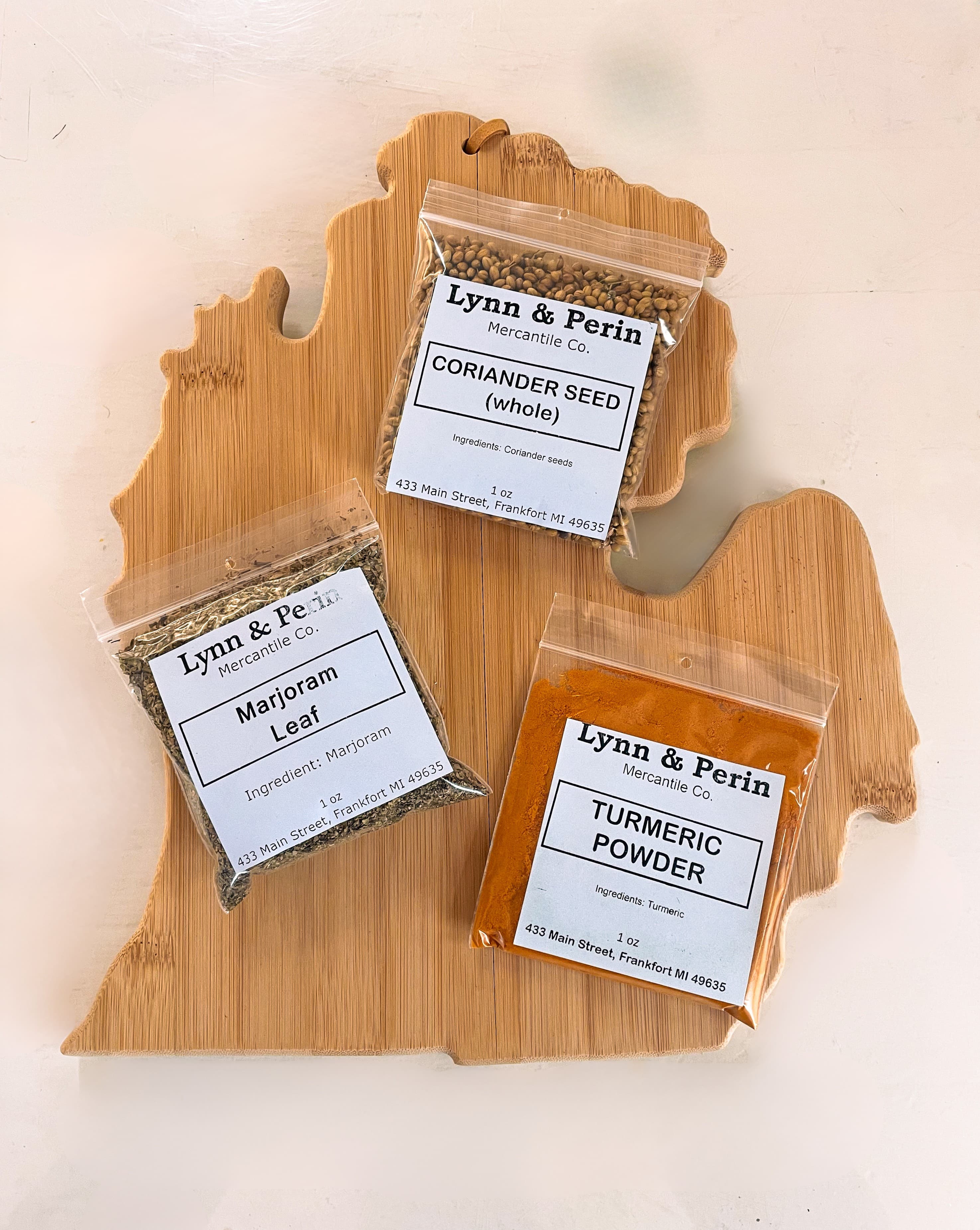 Individual spices from around the world at Frankfort Spice & Oil